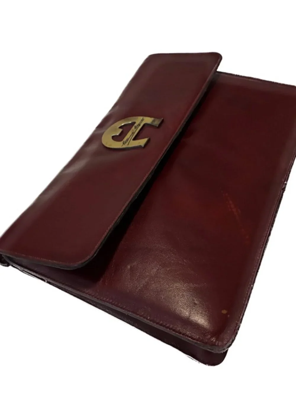 Convertible Clutch by Etienne Aigner in Oxblood